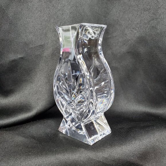 RETIRED Waterford Athens Posy Vase Lead Crystal Bud Vase 5 Inch - Picture 11 of 12